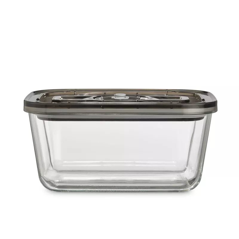 Caso | Glass Vacuum Container with Plastic Lid | VacuBoxx Eco L | Transparent