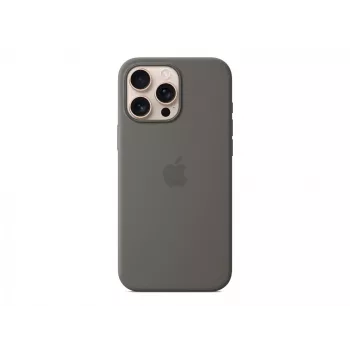 Silicone case with MagSafe for iPhone 16 Pro Max - Stone Gray