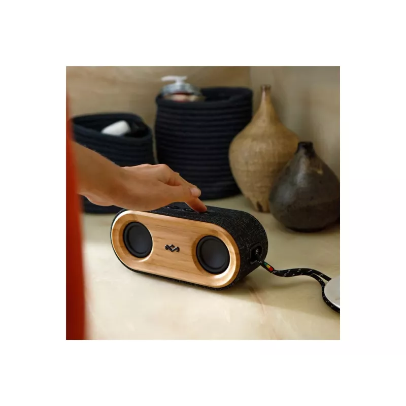 The House Of Marley EM-JA021-SB portable/party speaker Stereo portable speaker Black, Yellow 20 W