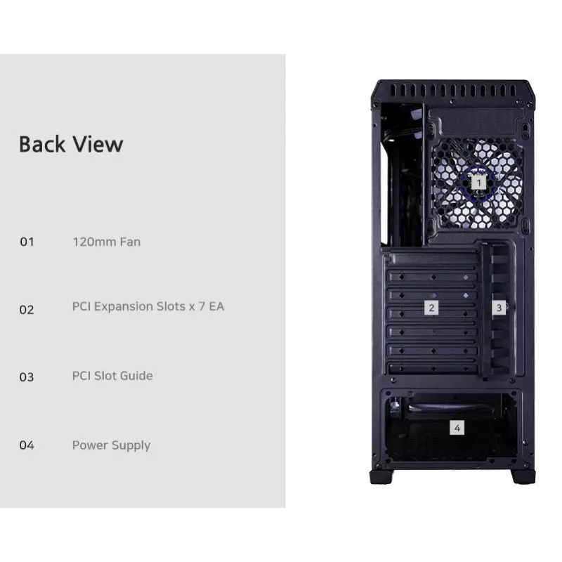 Computer Case Zalman N5 TF ATX black