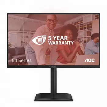 AOC 24E4U computer monitor 60.5 cm (23.8 inch) 1920 x 1080 pixels Full HD LED Black