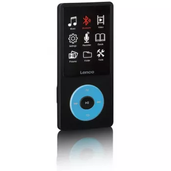 MP3 player Lenco Xemio-860BU 8 GB Black Blue LCD 18h playback