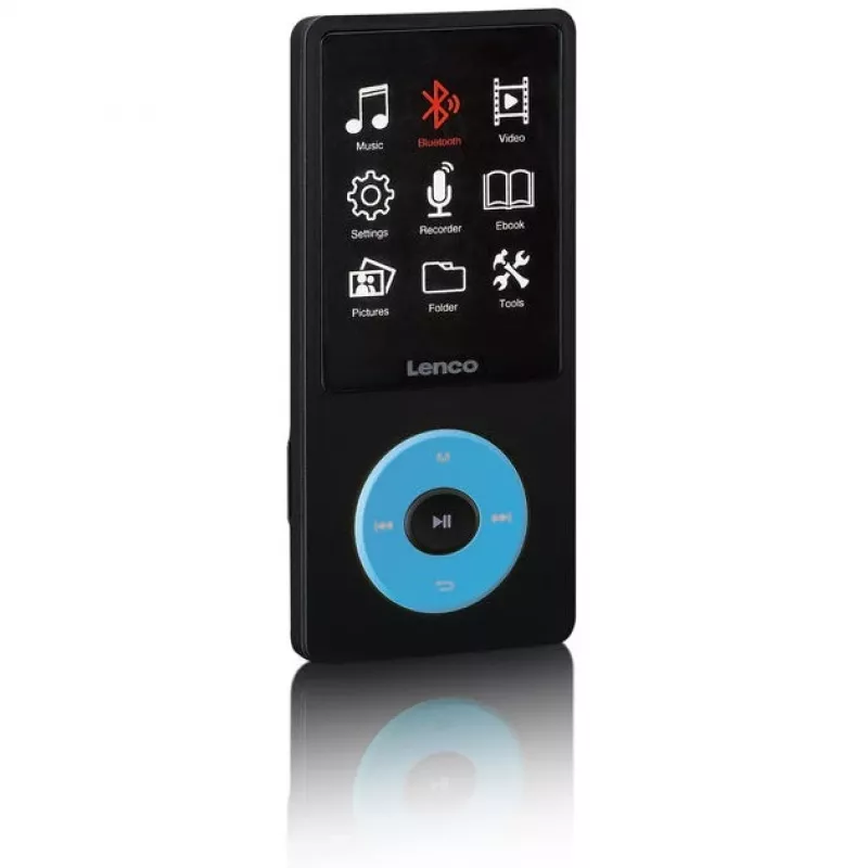 MP3 player Lenco Xemio-860BU 8 GB Black Blue LCD 18h playback