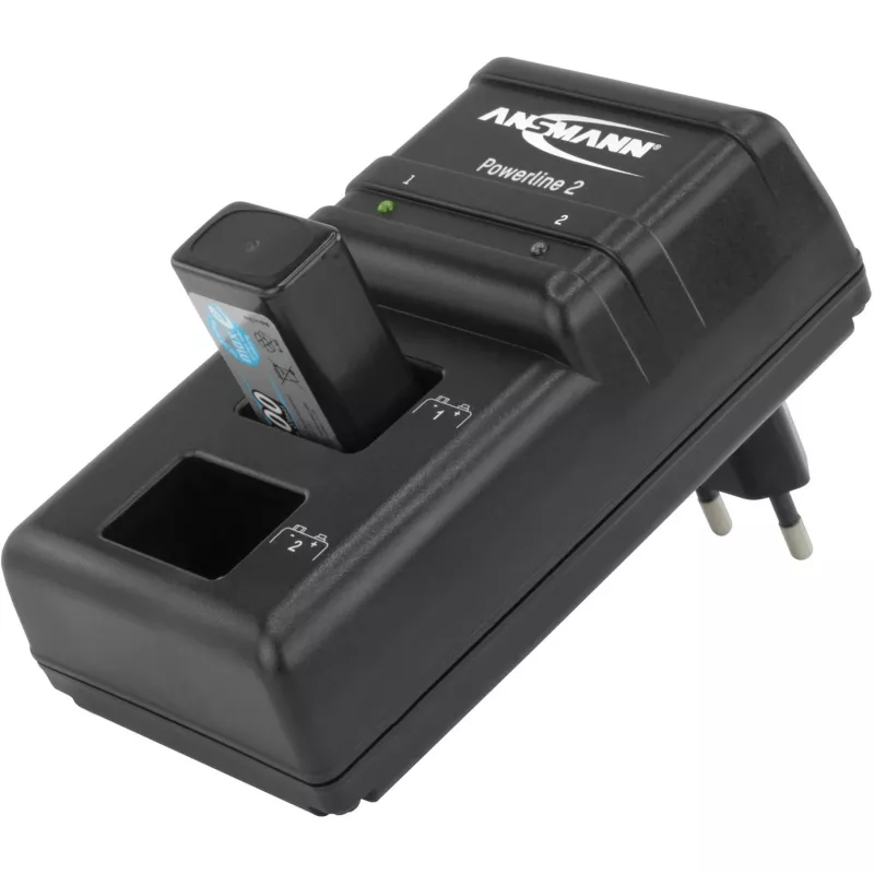 ANSMANN POWERline 2 - Battery Charger - 2x9V (5107043)