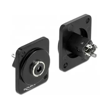 D-Type Module 3.5 mm 3 pin stereo jack to solder connector DeLOCK 86789
