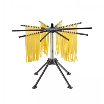 Pasta dryer GEFU Diverso G-28371 — stainless steel, 4 tiers, folding, 420×302 mm