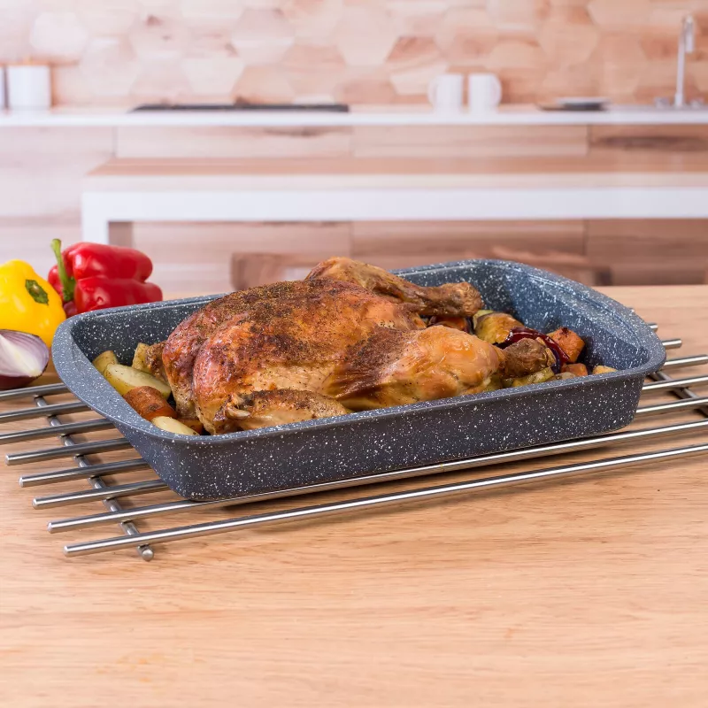 Roaster Russell Hobbs Nightfall Stone 38 cm - roasting pan
