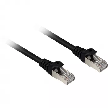 Networking cable Sharkoon Cat.6a SFTP RJ-45 Cat6a 1 m Black