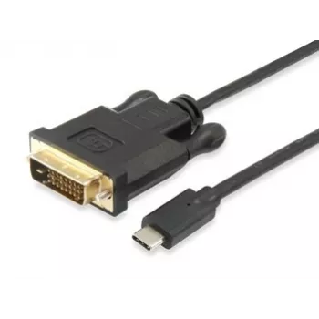 Equip USB Type C to DVI-D Dual Link Cable Male to Male, 1.8m