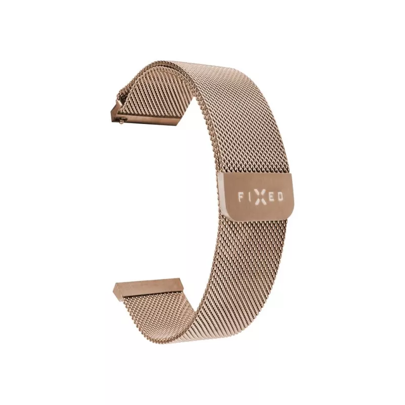 Watch strap FIXED Mesh Strap Fixed 18mm Stainless Steel Quick Release Gold
