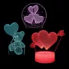 Manta SNL115RGB RGB 3D heart decorative LED lamp set