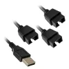 USB Hub Lian Li PW-U2TPAB Type A Male 1-to-3 IDC 9 pin