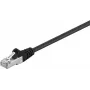 Wentronic Goobay CAT 5e Patch Cable, F/UTP, Black, 0.25 m - CCA Copper Mix (68704)