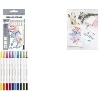 EBERHARD FABER Duo Fineliner assorted colours 0,4 mm, 10 pc(s) (551510)