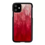 Smartphone case iKins for iPhone 11 — Pink Lake with black accents