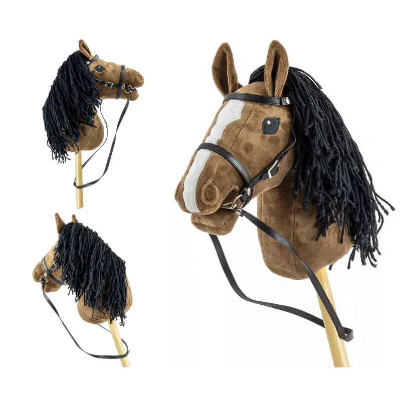 Horse on a stick Hobby Horse Dark Brown