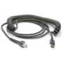 Zebra CBA-U29-C15ZBR USB cable USB 2.0 4.57 m USB A Black