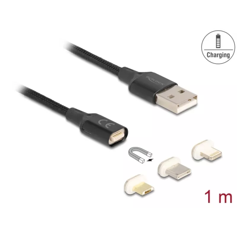 USB cable DeLOCK 88165 1 m USB A Black