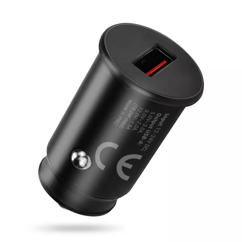 Car charger everActive CC-15QC QC3.0 18W 1x USB with cable