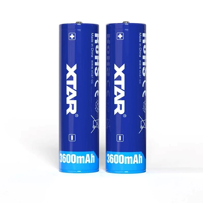 Rechargeable Li-Ion battery XTAR BAT0669 18650 3.6V 3600mAh, Ø 18.5×68.8 mm