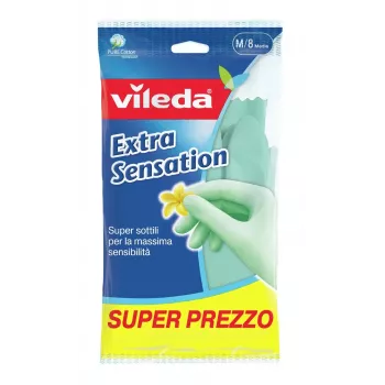 Gloves Vileda Extra Sensation M
