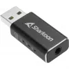 Internal USB Type-A to 3.5 mm DAC adapter Sharkoon DAC Pro S — 2 V output, black, compact (42×17.3×9.7 mm)