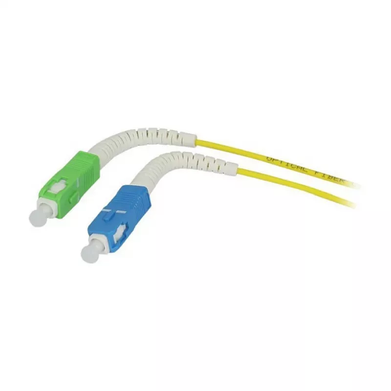 Synergy 21 LWL-1-Faser-Patchk. 0.5mtr.SC-SC APC 9/125u OS2 G657A2 AD 2mm flexible - Single- bzw. Monomode-Faser - 0,5 m