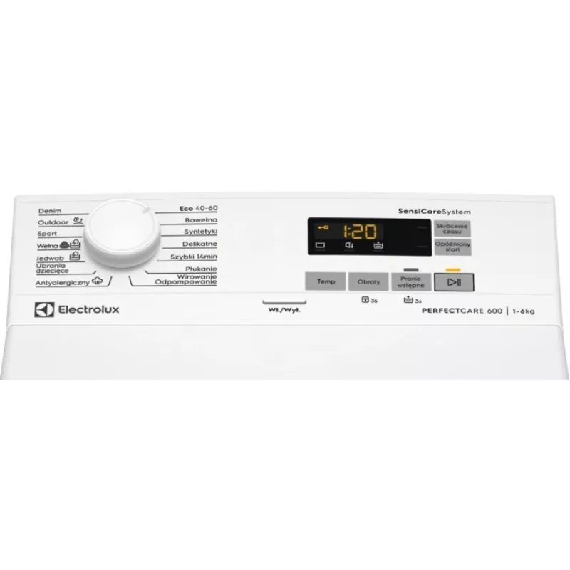 Washing machine Electrolux EW6TN5261FP, front-load 6 kg, Energy class D