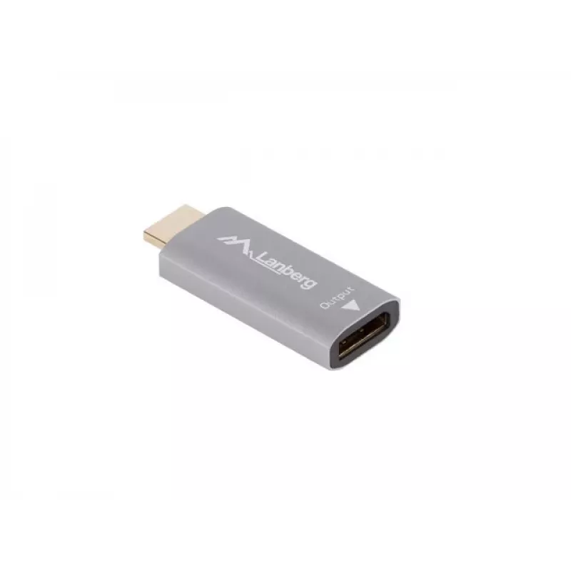 Video cable adapter Lanberg AD-HD-DP-01 HDMI Type A DisplayPort Silver