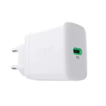 Power adapter Green Cell PowerSource Solo30 30W White — USB-C charger, 30W output