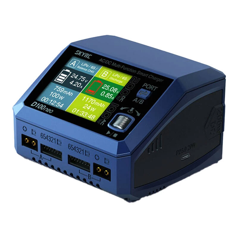 Charger SKYRC D100neo 100W Dual Channel — SKYRC SK-100199-01