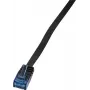 LOGILINK CF2023U LOGILINK - Patchcord Cat.6 U/UTP, d³. 0.5m, p³aski SlimLine, Black