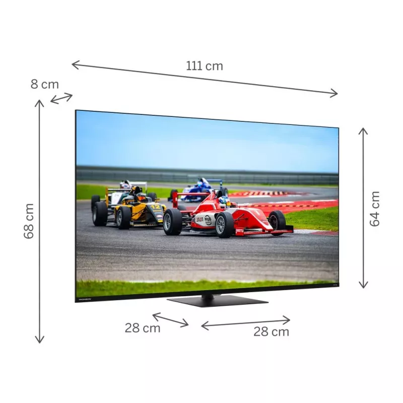 Thomson 50QG7C14 TV 127 cm (50) 4K Ultra HD Smart TV Wi-Fi Black