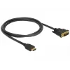 DeLOCK 85652 Video Cable-Adapter 1 m HDMI Type A (Standard) DVI Black (85652)