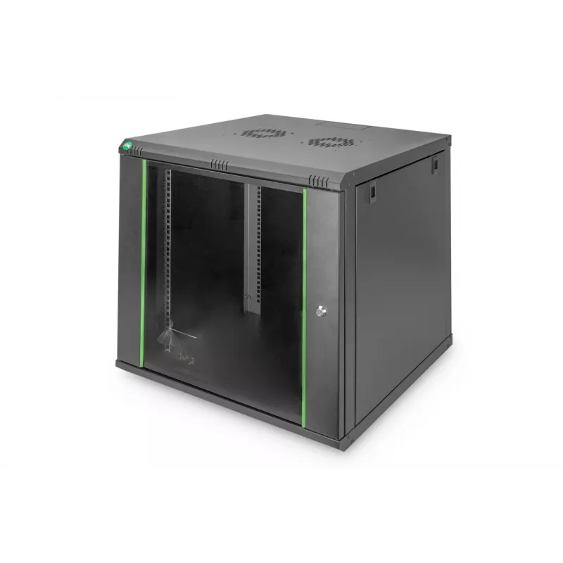 Wall mounted rack Digitus DN-19 12U-6/6-EC-SW