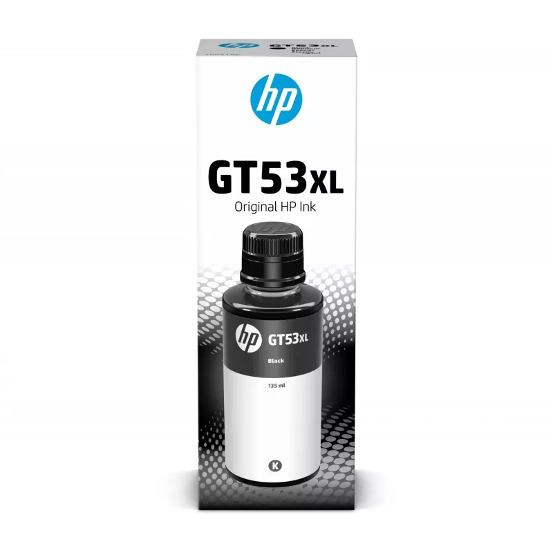 HP GT53XL 135-ml Black Original Ink Bottle, Black, Malaysia, 15 - 35 °C, 15 - 35 °C, 20 - 80%, 1 pc(s)