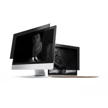 Frameless display privacy filter NATEC NFP-2118 for 27 inch (68.6 cm) 16:9 monitors, 598×337 mm, black