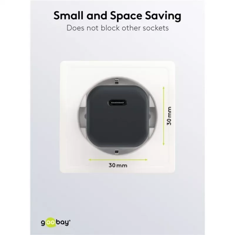 Mobile Device Charger Goobay 65403 Universal Black AC Fast Charging