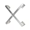 Cable holder Extralink Four arms aluminium frame S500 — 500 x 500 x 70 mm, desk/wall, aluminium