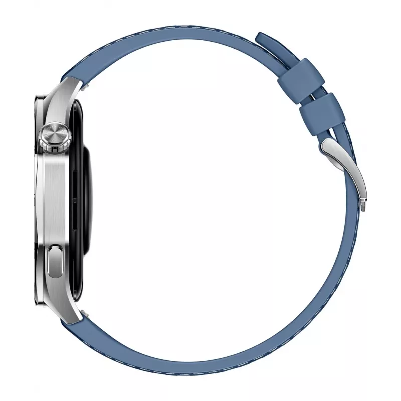 Smartwatch HUAWEI WATCH GT5 46mm — 1.43 inch AMOLED, GPS, 524 mAh, stainless steel case, blue woven band