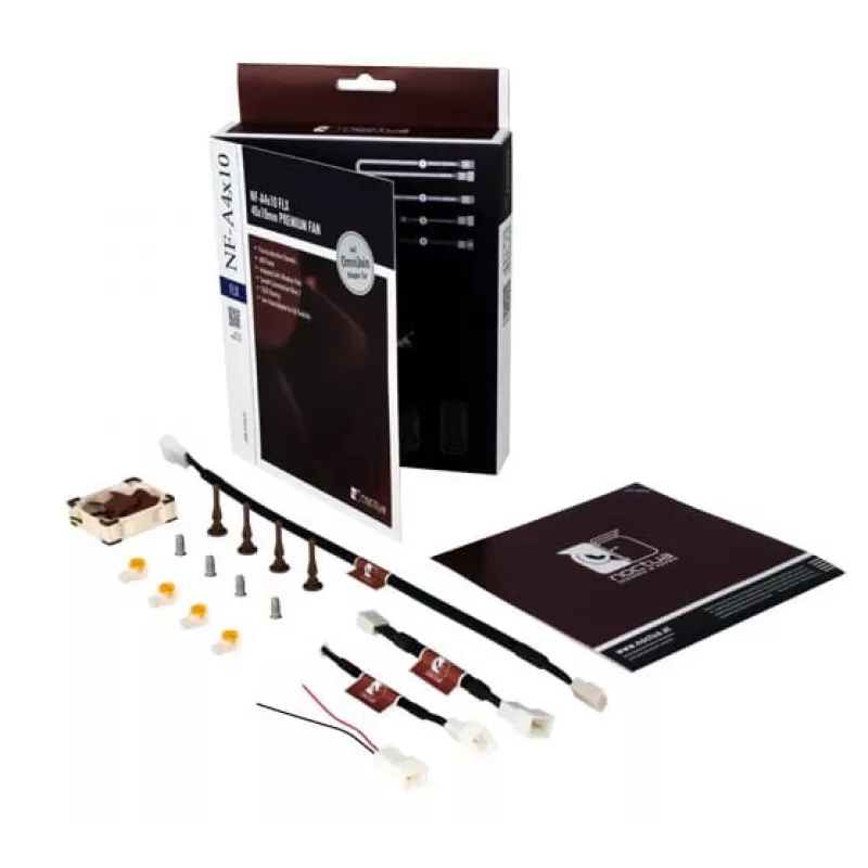 Noctua fan NF-A4x10 5V — 40×40×10 mm, 3-pin, 4500 RPM, 8.2 m³/h, 5 V