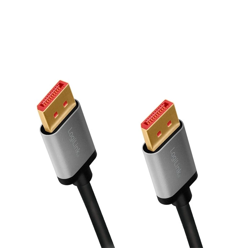 LogiLink DisplayPort cable 1 m Black Grey CDA0104