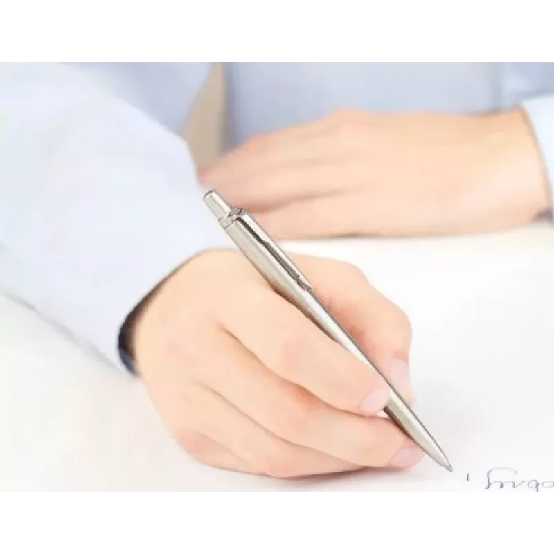 Ballpoint Pen and Mechanical Pencil Parker Jotter Steel CT Silver