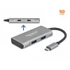 USB Hub DeLOCK External USB 10 Gbps USB Type-C Hub 63260