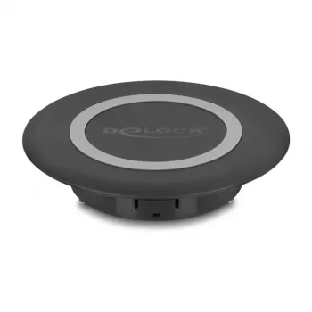 Indoor Charger DeLOCK 66284 Smartphone Black USB Wireless