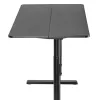 Ergo Office Table Table with Top, Gas Spring, Height Adjustable, for Standing Seated Work, Max Height 115cm, ER