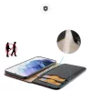 Dux Ducis Dux Ducis Hivo Ledertasche with Klappe Naturleder Brieftasche Case for Karten and Dokumente Samsung Galaxy S22+ (S22 Plus) Black