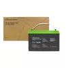 Gel battery QOLTEC 53080 12V 100Ah — sealed rechargeable battery for backup power