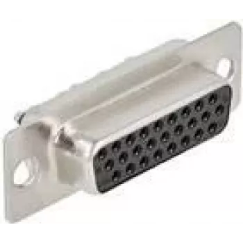 Wire Connector DeLOCK 66717 D-Sub HD 26 pin Black Silver