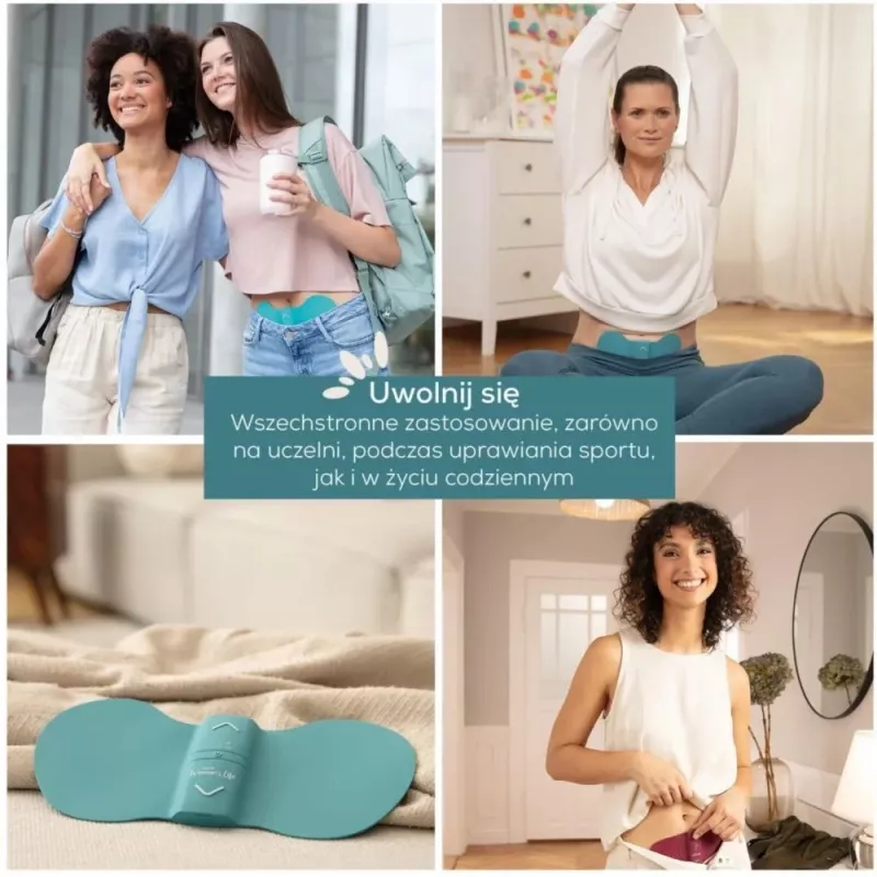 Menstrual relaxation device Beurer EM 55 with TENS technology for abdominal pain relief